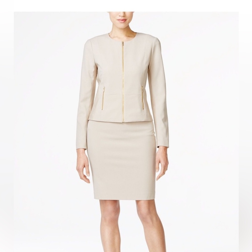Calvin Klein Beige Suit Set